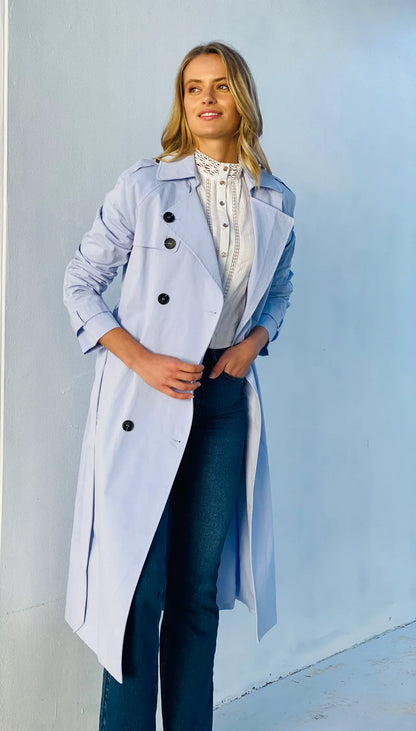 Long-Lined Trench Coat