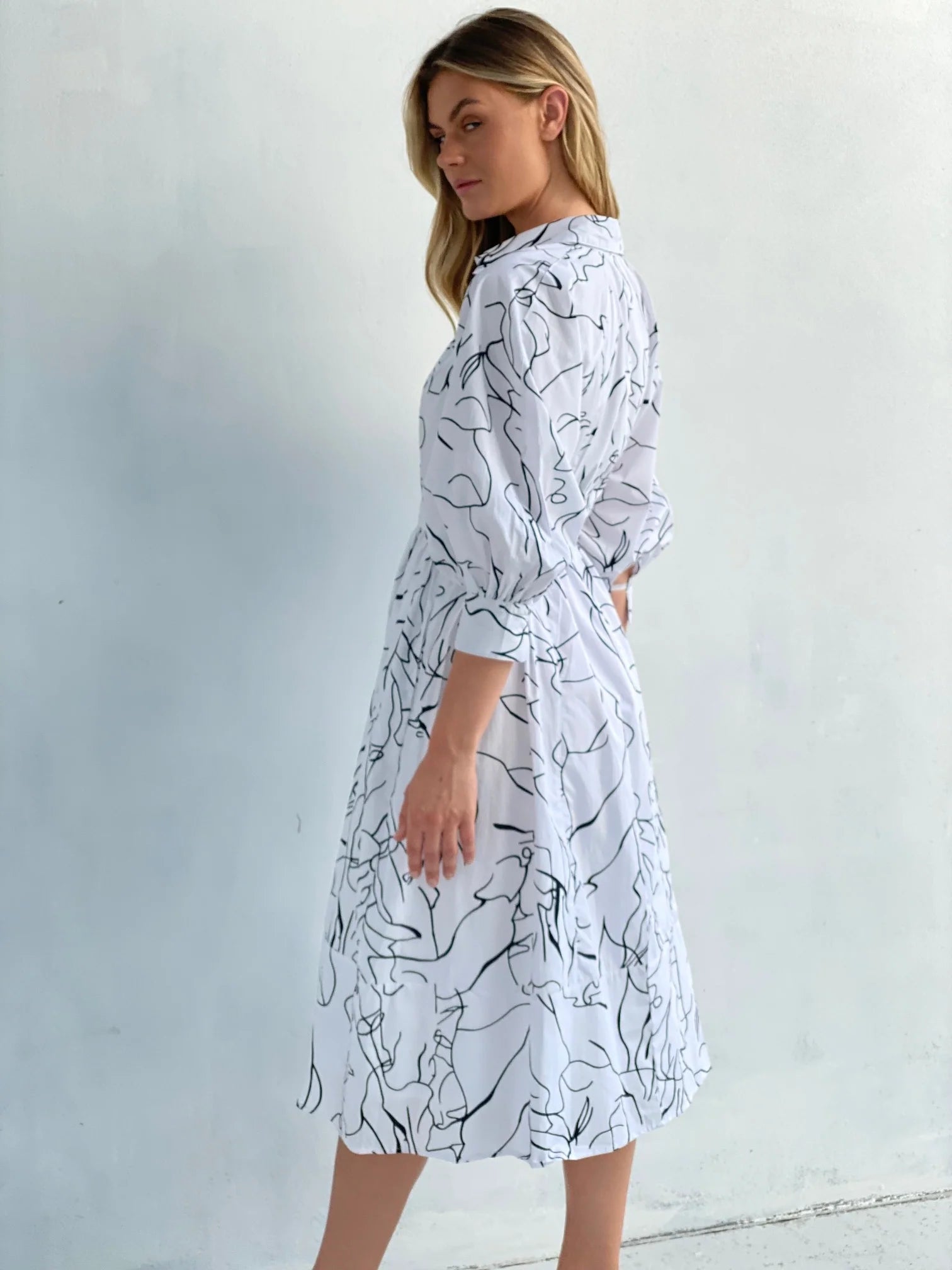 Topshop horse store print midi dress